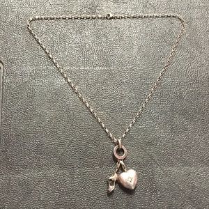 Thomas Sabo Charm Club Diamond Heart Locket & Heel Charm/Pendant Necklace